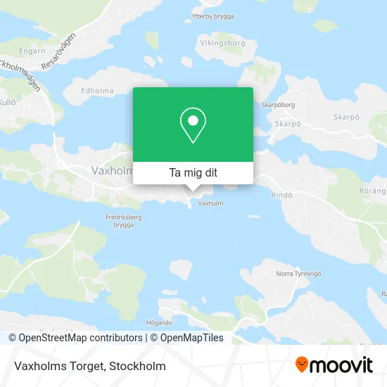 Vaxholms Torget karta