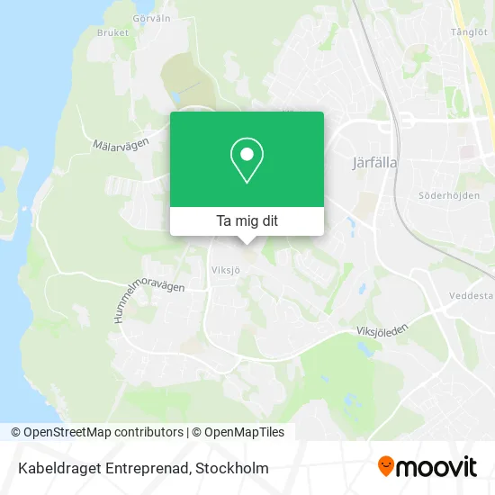 Kabeldraget Entreprenad karta