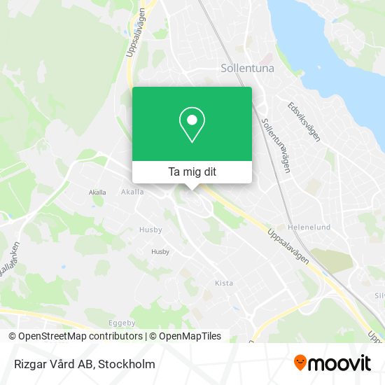 Rizgar Vård AB karta