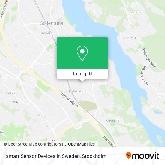 smart Sensor Devices in Sweden karta