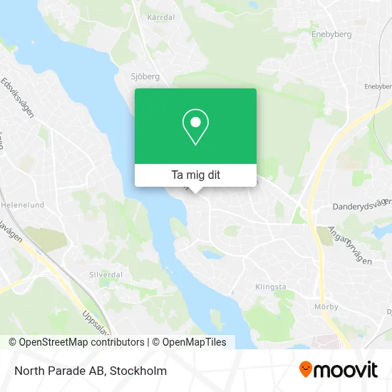 North Parade AB karta