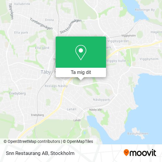 Snn Restaurang AB karta