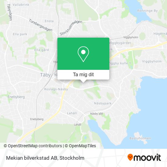 Mekian bilverkstad AB karta