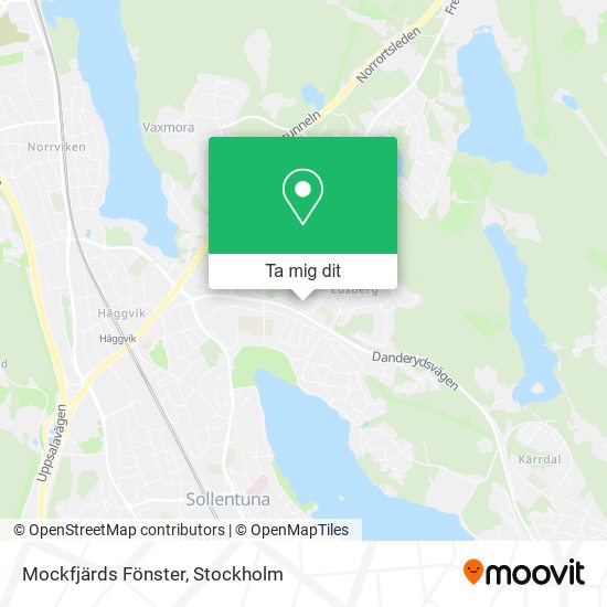 Mockfjärds Fönster karta