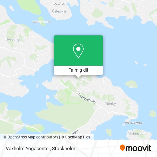 Vaxholm Yogacenter karta