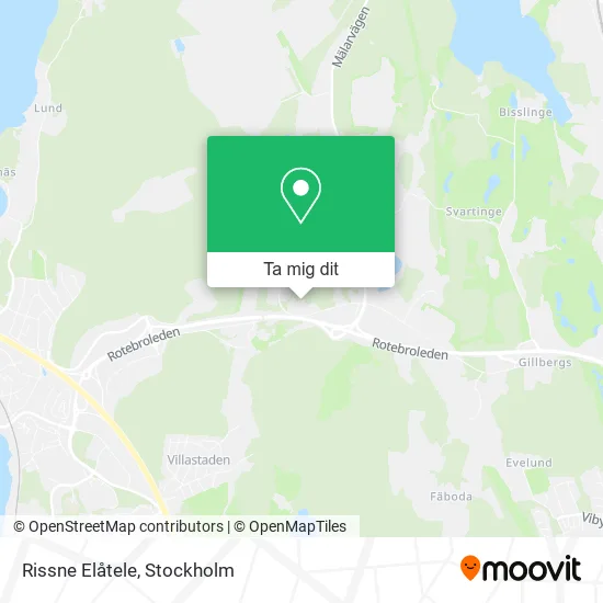 Rissne Elåtele karta