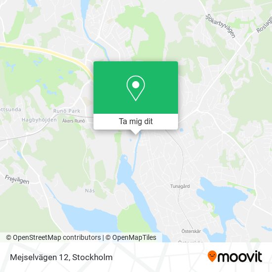 Mejselvägen 12 karta