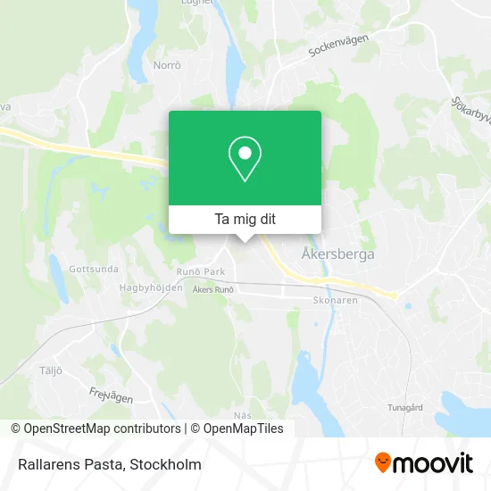 Rallarens Pasta karta