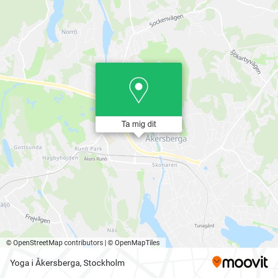 Yoga i Åkersberga karta