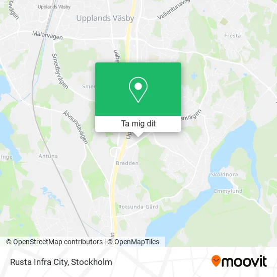 Rusta Infra City karta