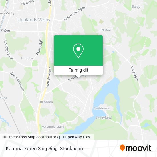 Kammarkören Sing Sing karta