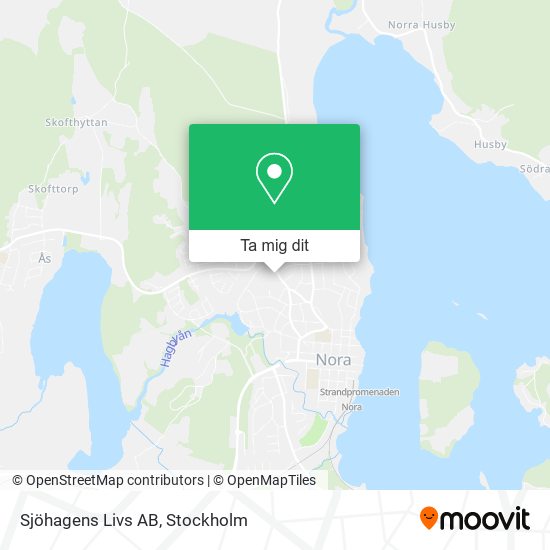 Sjöhagens Livs AB karta