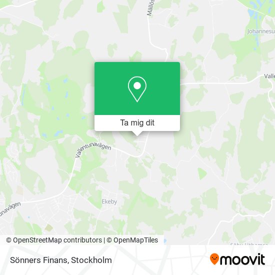 Sönners Finans karta