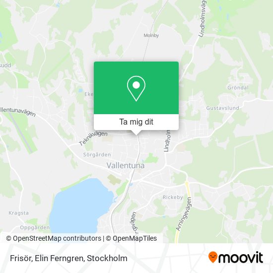 Frisör, Elin Ferngren karta