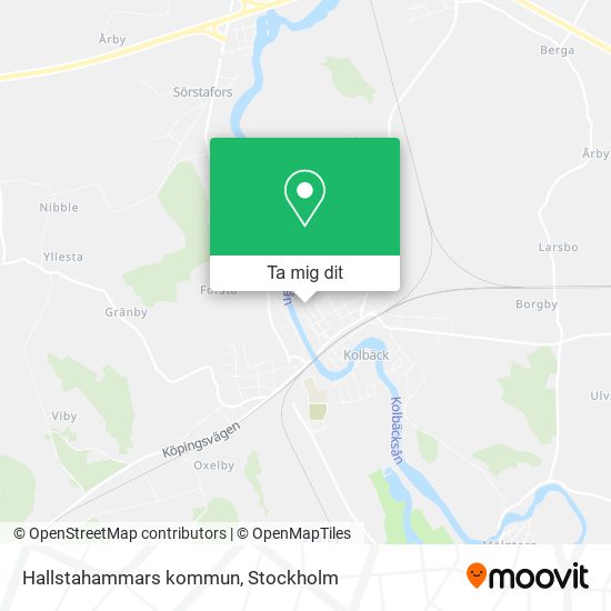 Hallstahammars kommun karta