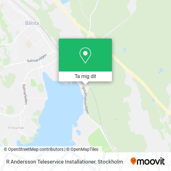 R Andersson Teleservice Installationer karta