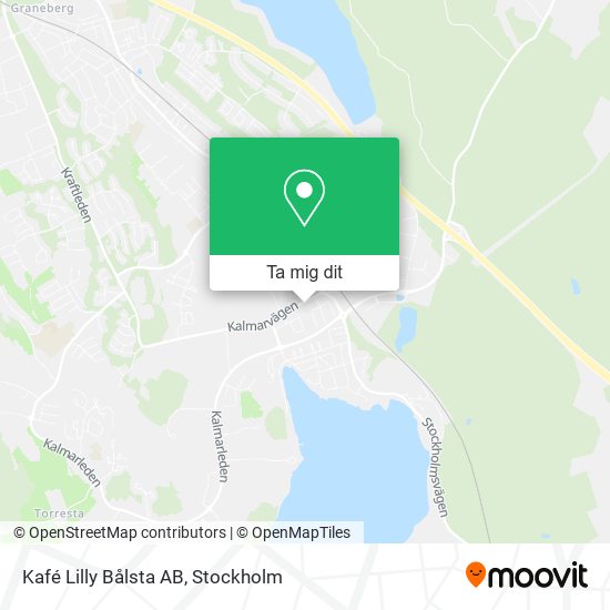 Kafé Lilly Bålsta AB karta
