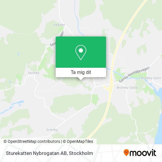 Sturekatten Nybrogatan AB karta