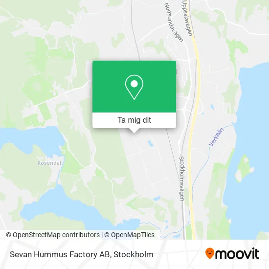 Sevan Hummus Factory AB karta