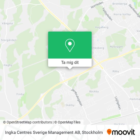 Ingka Centres Sverige Management AB karta