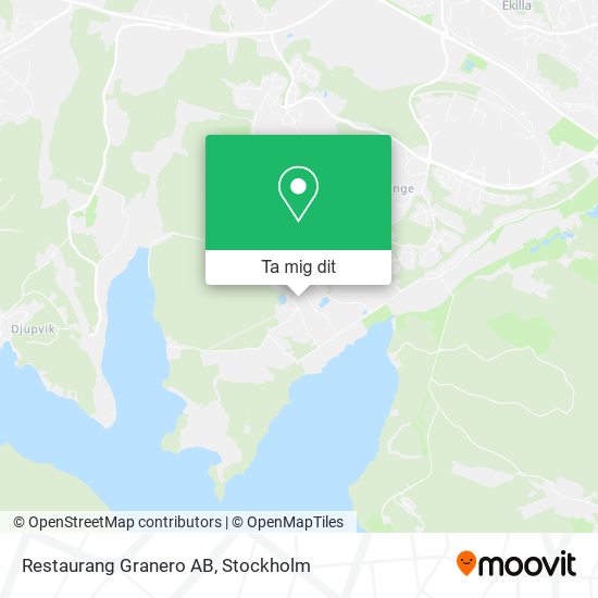 Restaurang Granero AB karta