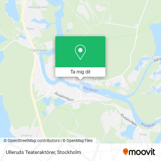 Ulleruds Teateraktörer karta