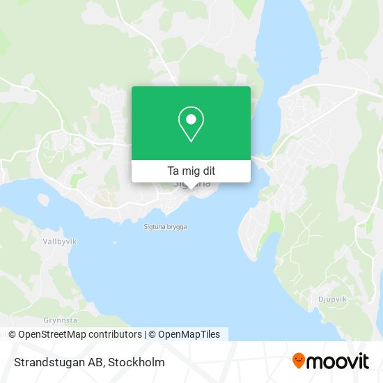 Strandstugan AB karta