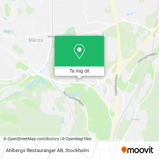 Ahlbergs Restauranger AB karta