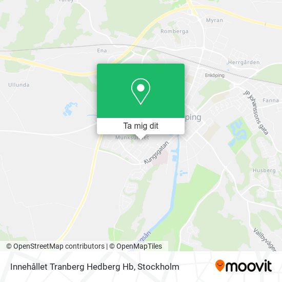 Innehållet Tranberg Hedberg Hb karta