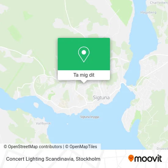 Concert Lighting Scandinavia karta