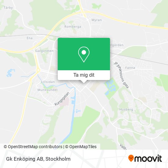 Gk Enköping AB karta