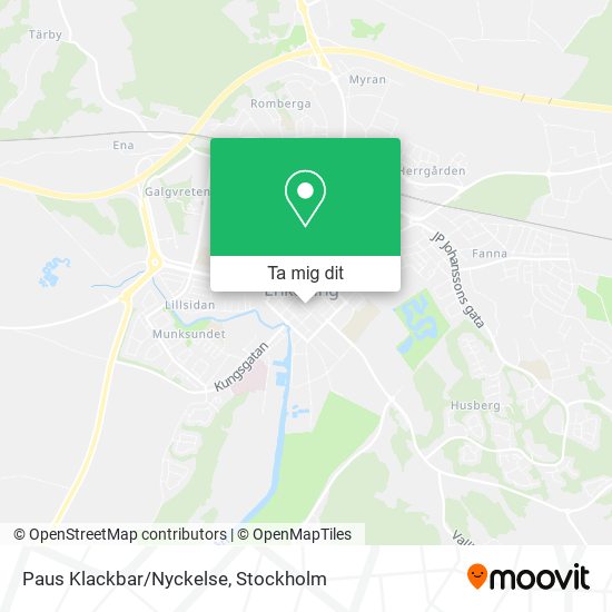 Paus Klackbar/Nyckelse karta