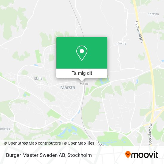 Burger Master Sweden AB karta