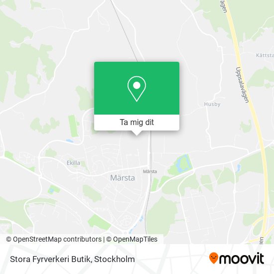 Stora Fyrverkeri Butik karta