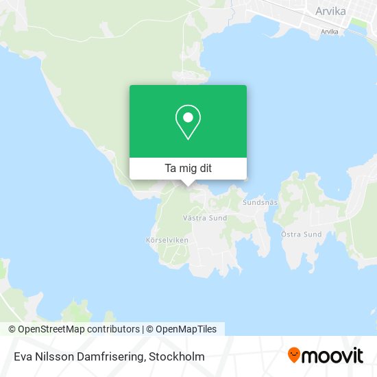 Eva Nilsson Damfrisering karta