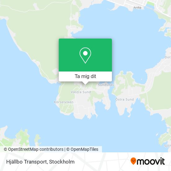 Hjällbo Transport karta