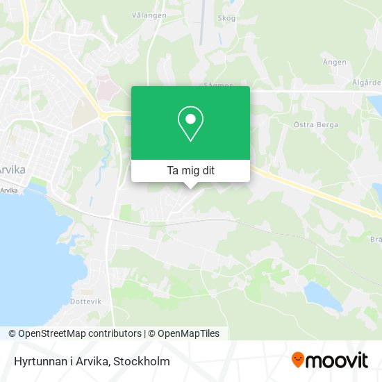 Hyrtunnan i Arvika karta