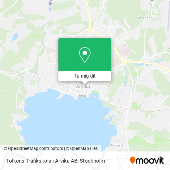 Tolkens Trafikskola i Arvika AB karta