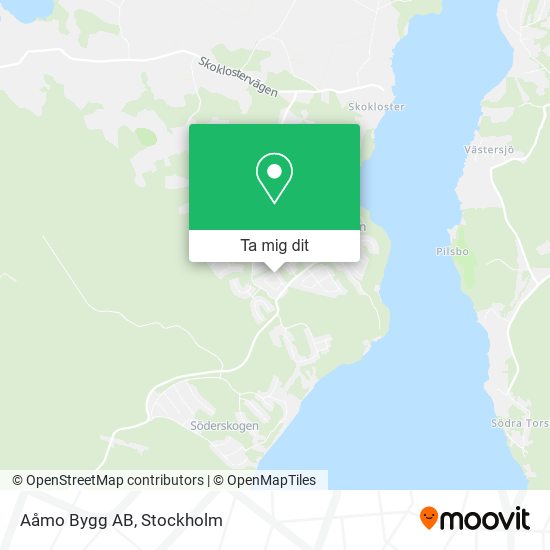Aåmo Bygg AB karta
