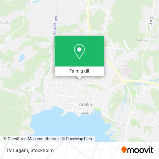 TV Lagarn karta