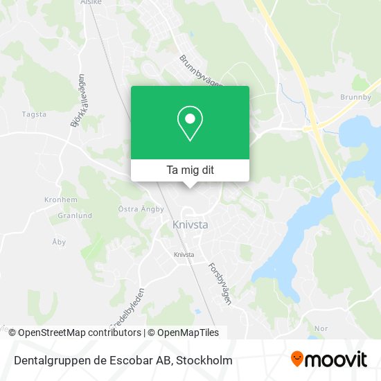 Dentalgruppen de Escobar AB karta