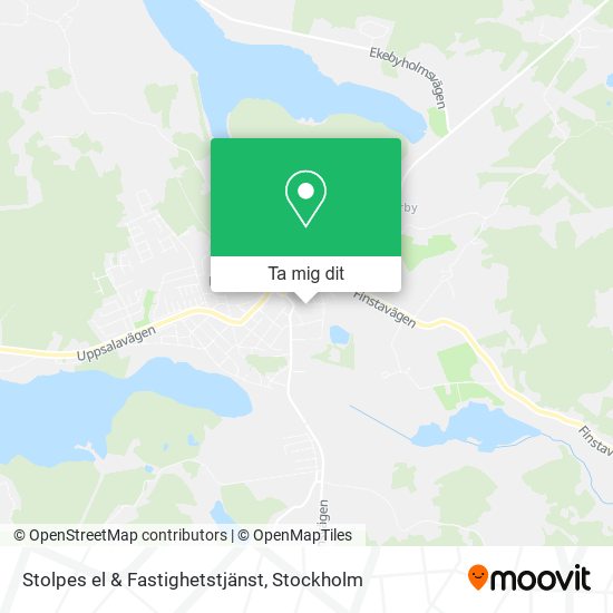 Stolpes el & Fastighetstjänst karta