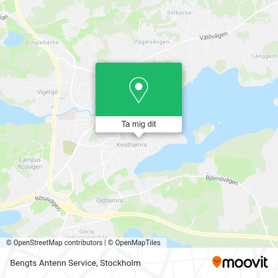 Bengts Antenn Service karta