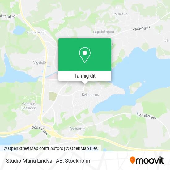 Studio Maria Lindvall AB karta