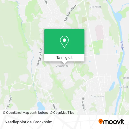 Needlepoint de karta