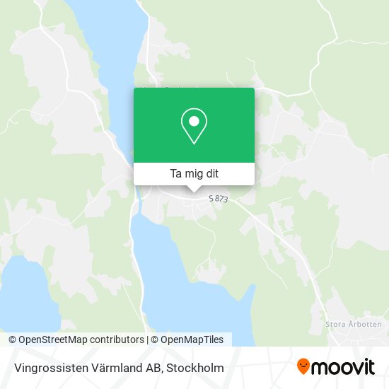 Vingrossisten Värmland AB karta