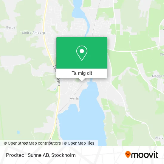 Prodtec i Sunne AB karta