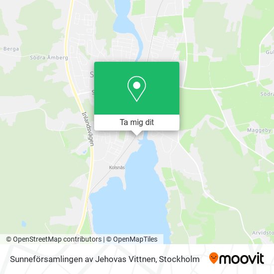 Sunneförsamlingen av Jehovas Vittnen karta