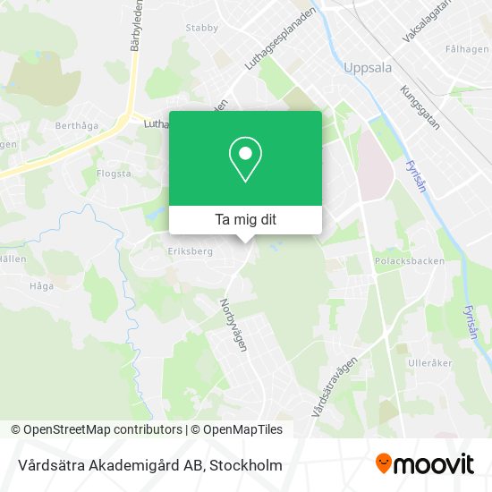 Vårdsätra Akademigård AB karta