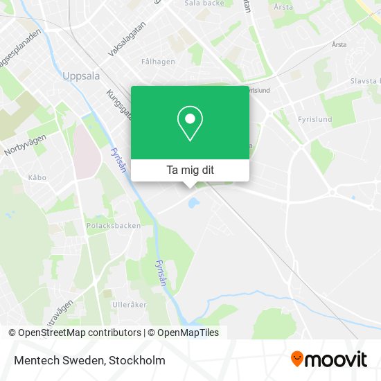 Mentech Sweden karta